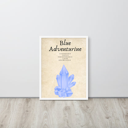 Wall Art Print - Blue Adventurine-By The Bard