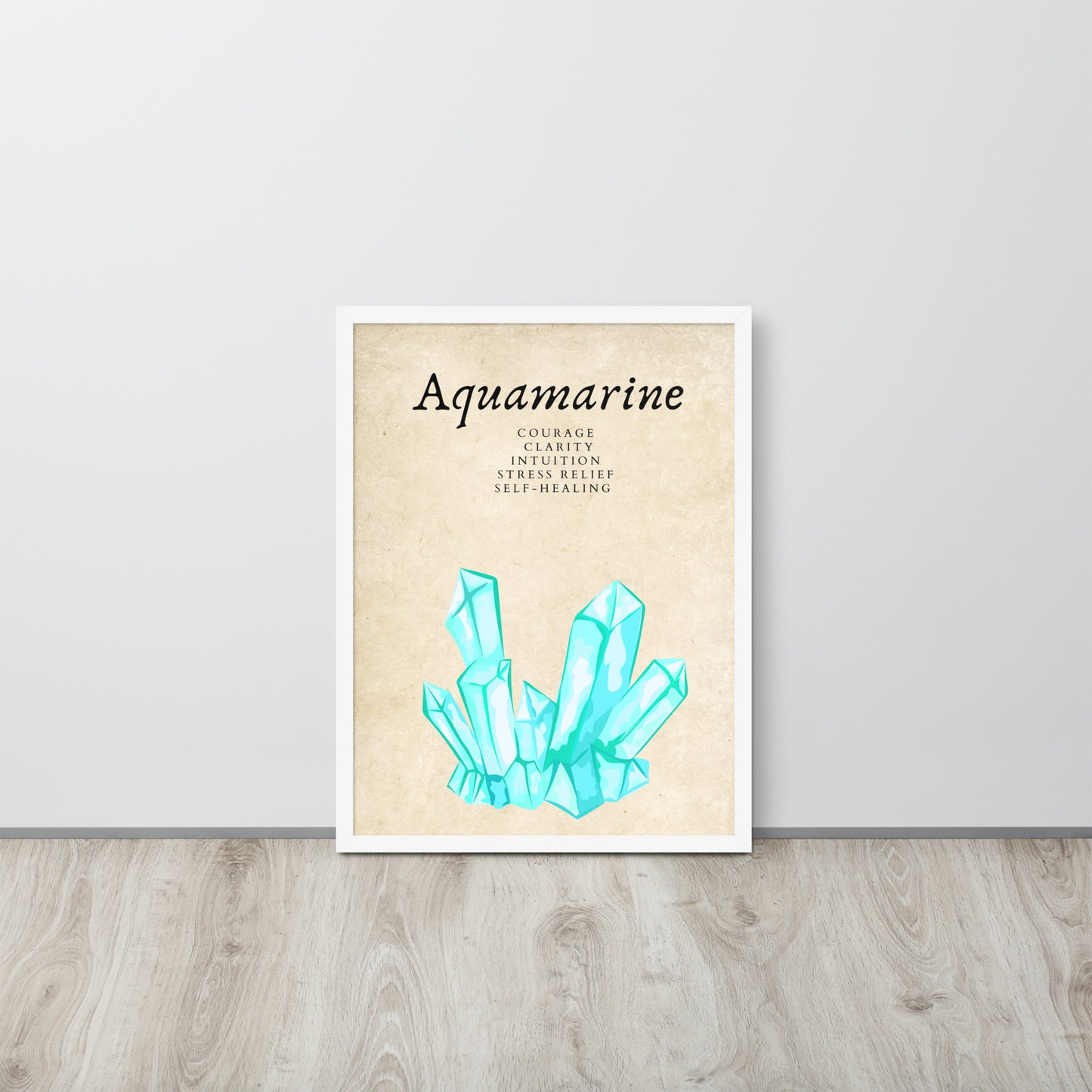 Wall Art Print - Aquamarine-By The Bard