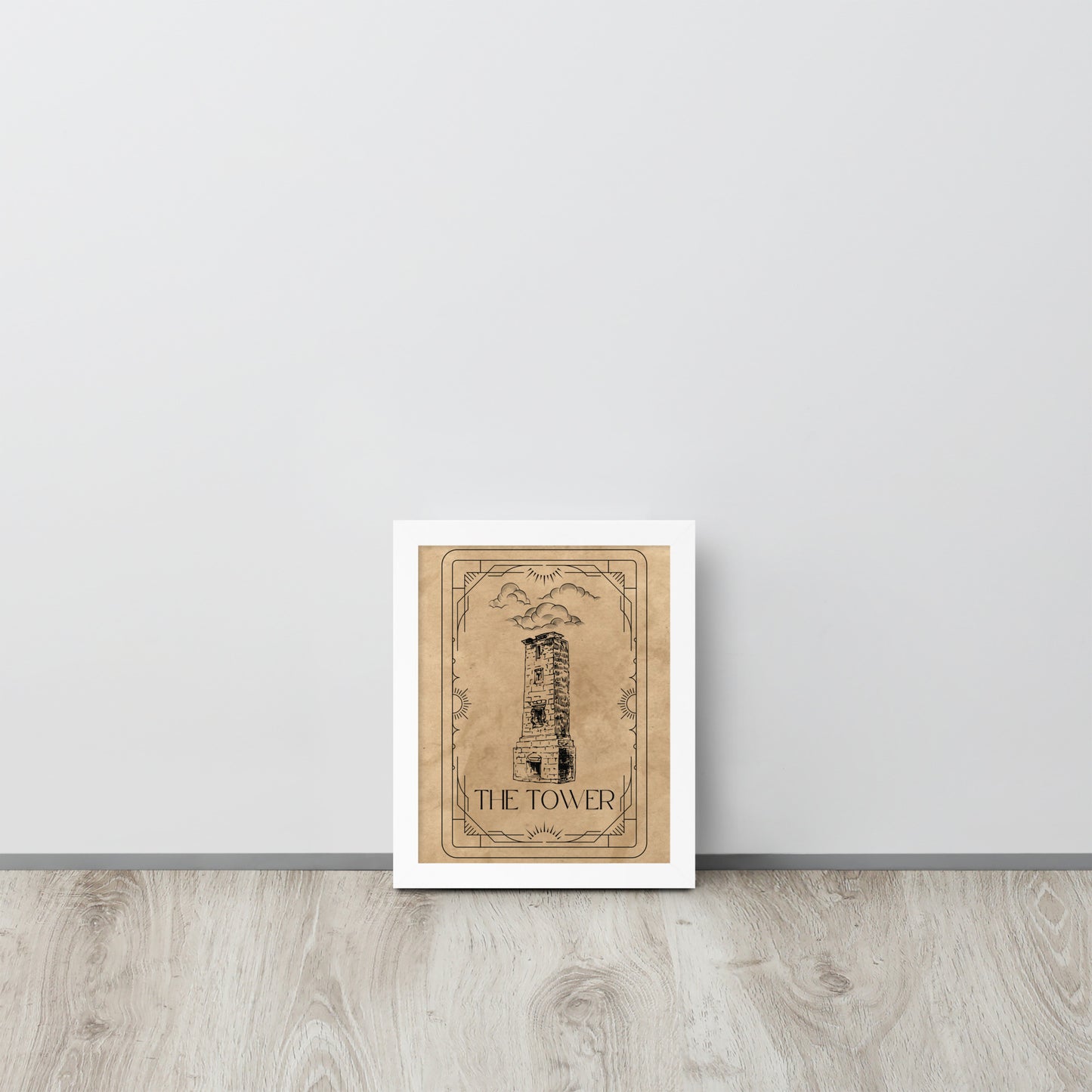 Wall Art Print - Tarot Card - The Tower-By The Bard