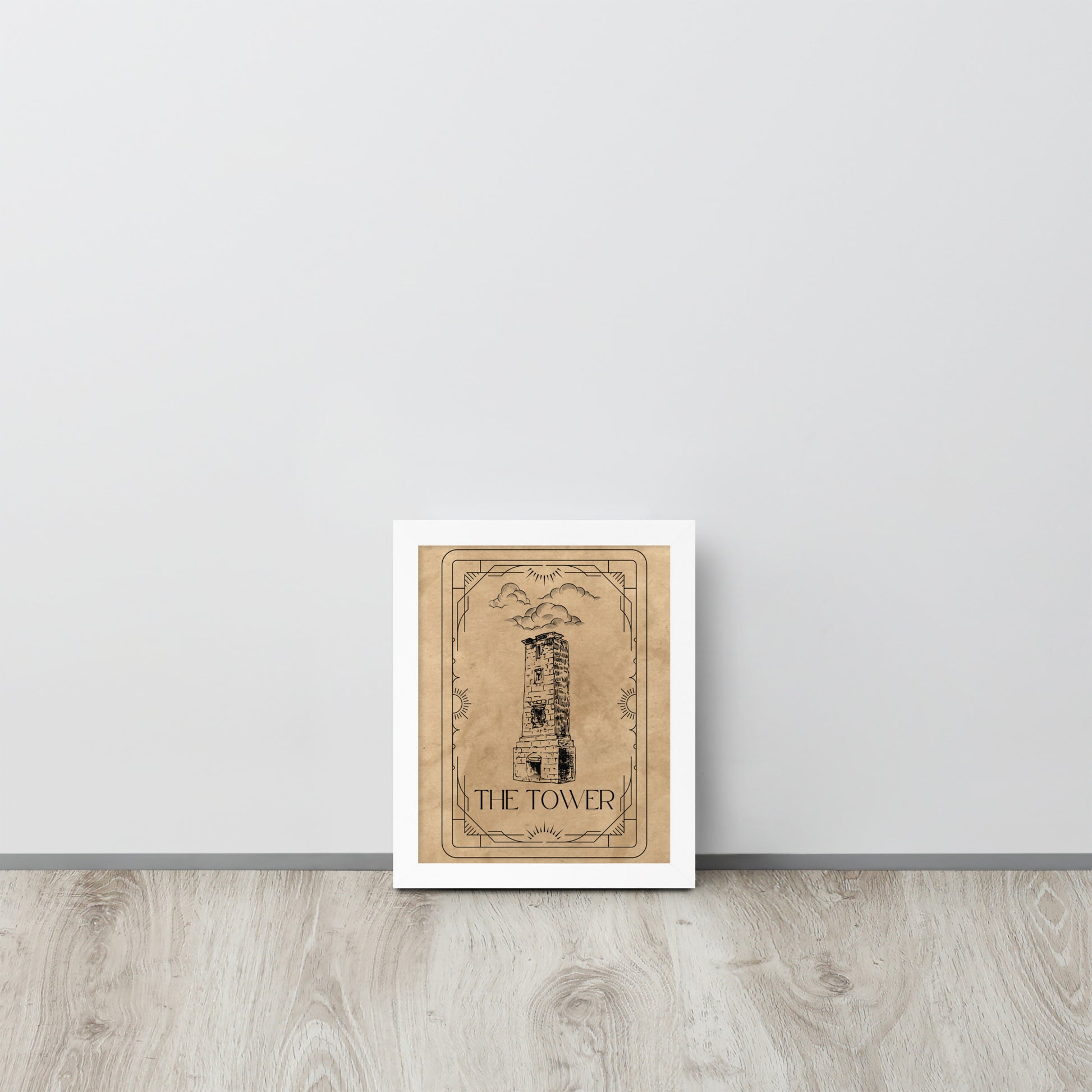 Wall Art Print - Tarot Card - The Tower-By The Bard