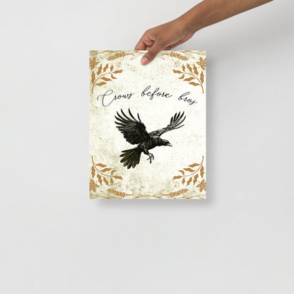 Wall Art Print - Crows Before Bros-By The Bard