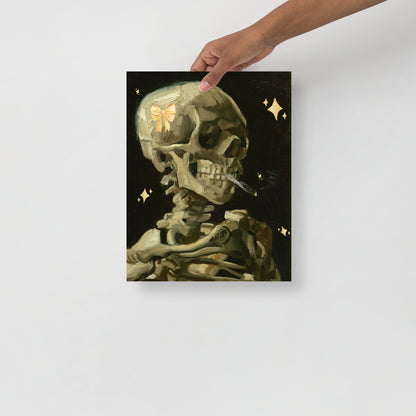 Wall Art Print - Coquette Skeleton-By The Bard