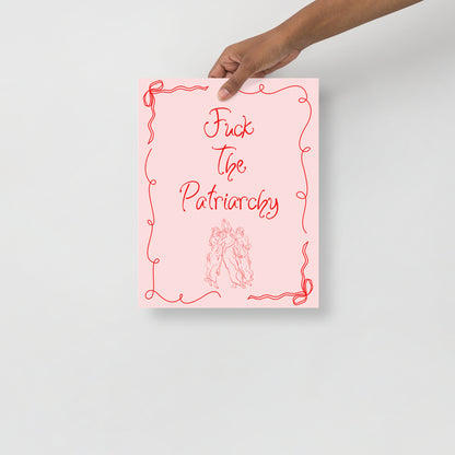 Wall Art Print - Fuck The Patriarchy-By The Bard