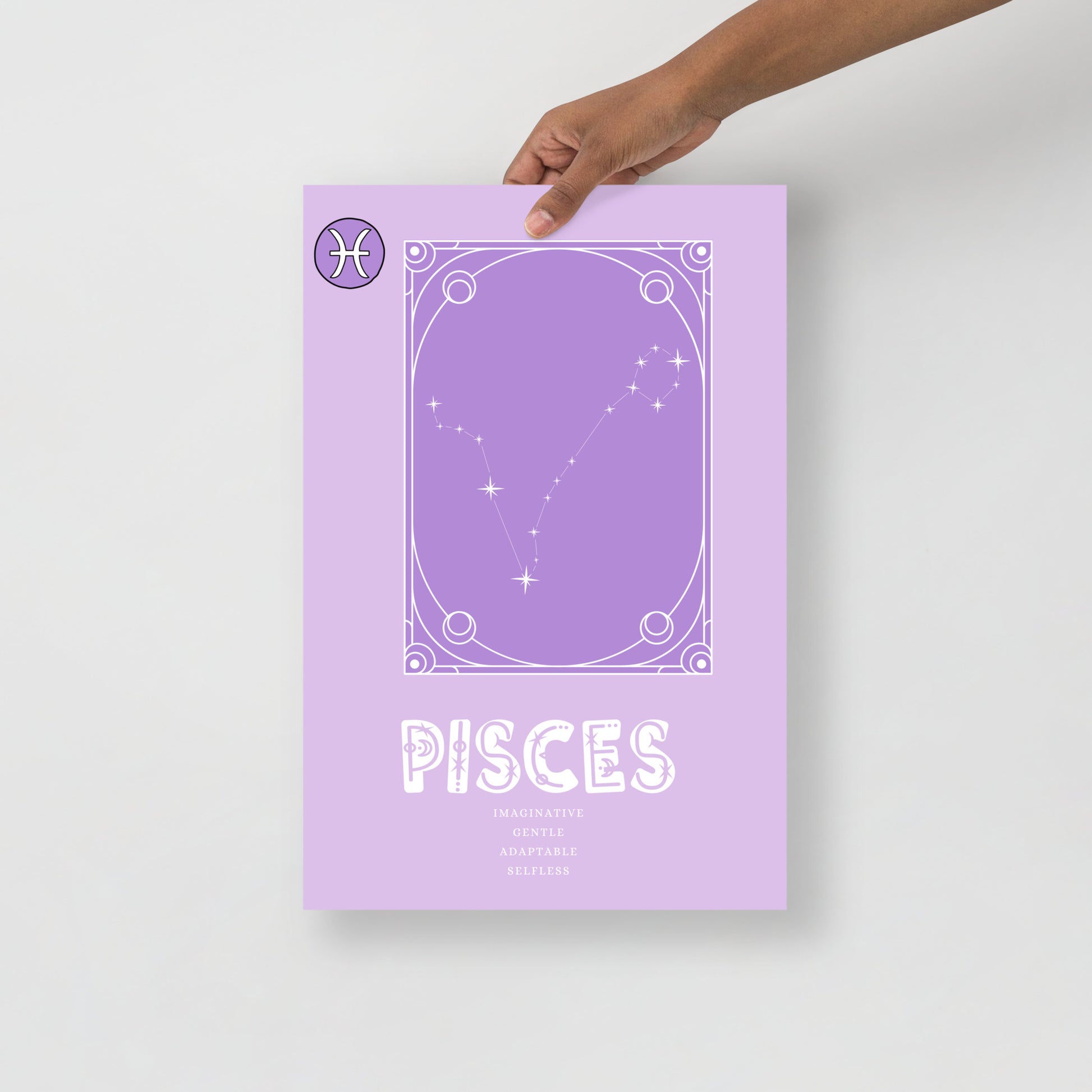 Wall Art Print - Zodiac - Pisces-By The Bard