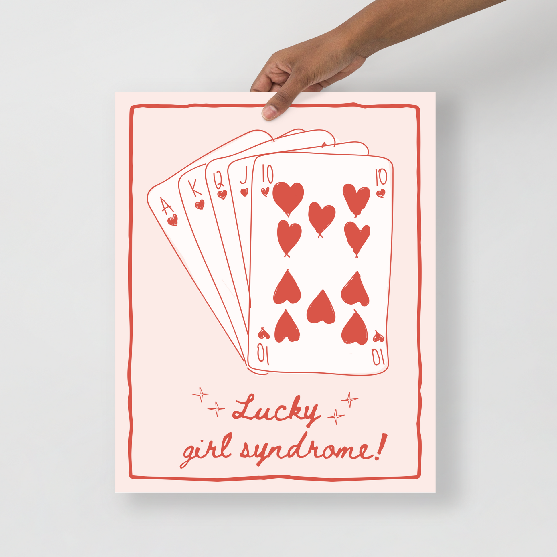 Wall Art Print - Lucky Girl Syndrome-By The Bard