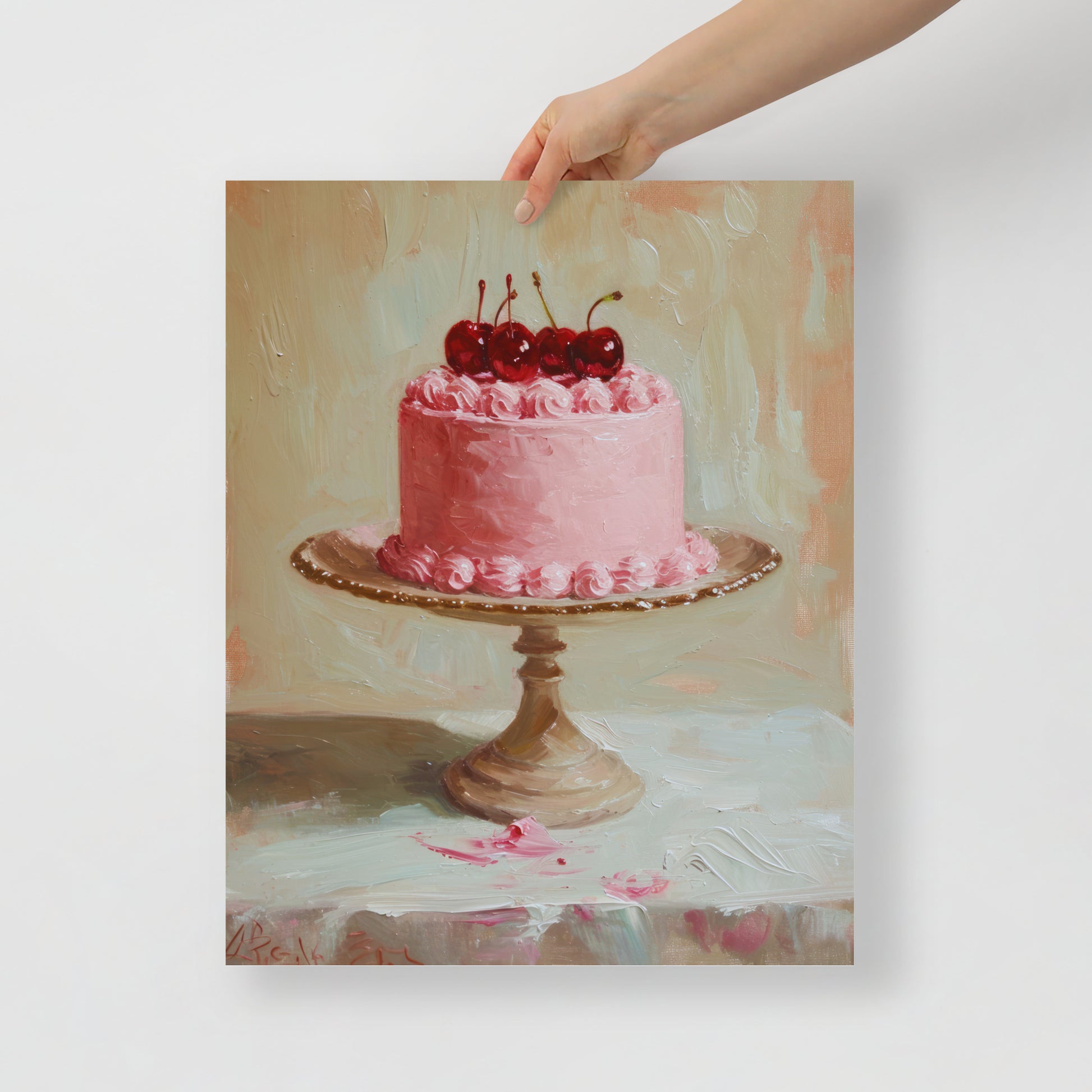 Wall Art Print - Cherry Gateau-By The Bard