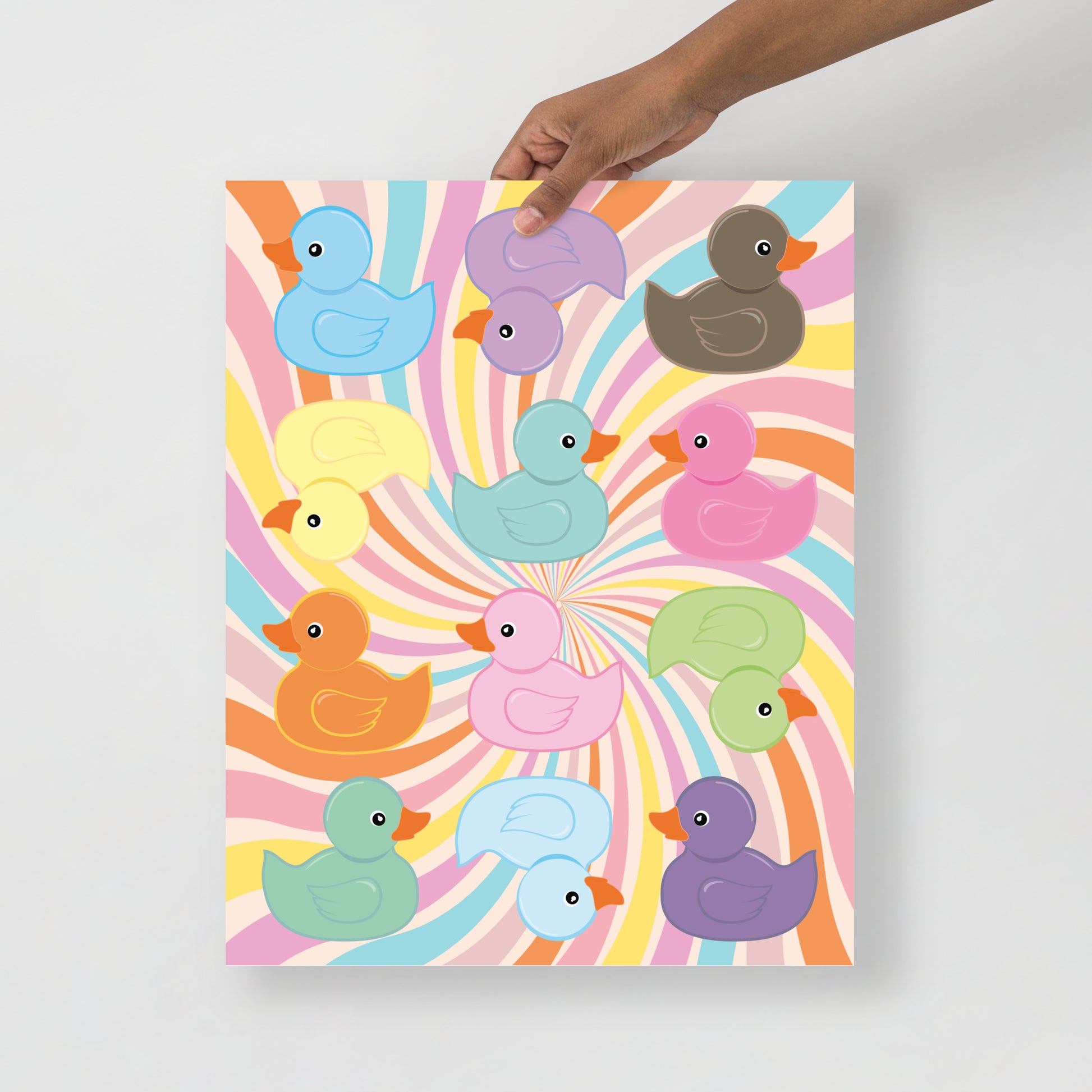 Wall Art Print - Rubber Duckies-By The Bard