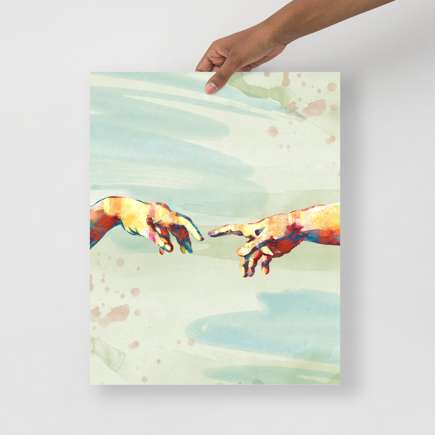 Wall Art Print - Michelangelo Hands-By The Bard