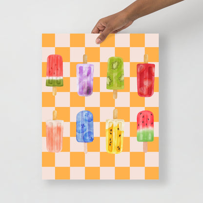 Wall Art Print - Ice Lolly-By The Bard