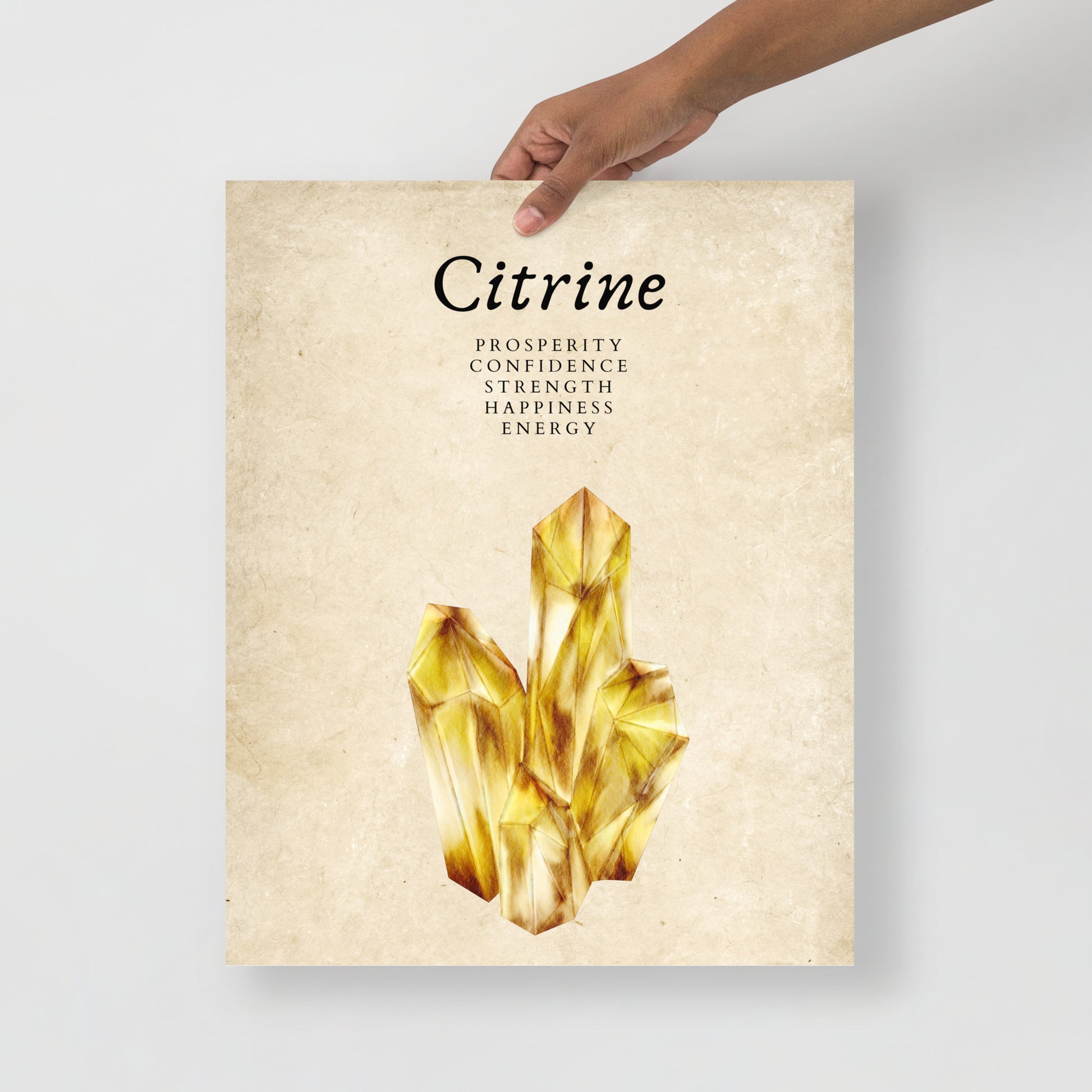 Wall Art Print - Citrine-By The Bard