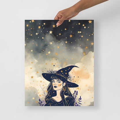 Wall Art Print - Celestial Witch-By The Bard