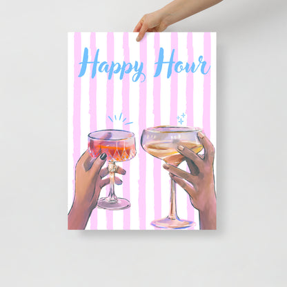 Wall Art Digital Print - Happy Hour-By The Bard