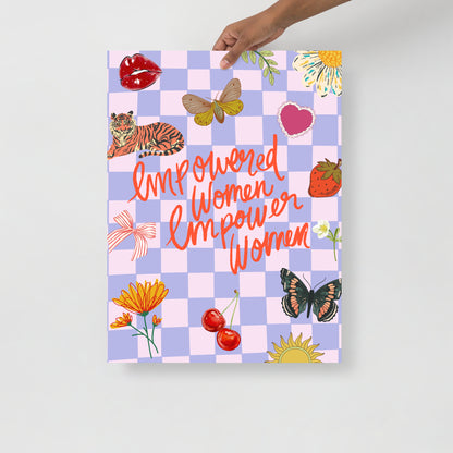 Wall Art Print - Empowered Women Empower Women-By The Bard