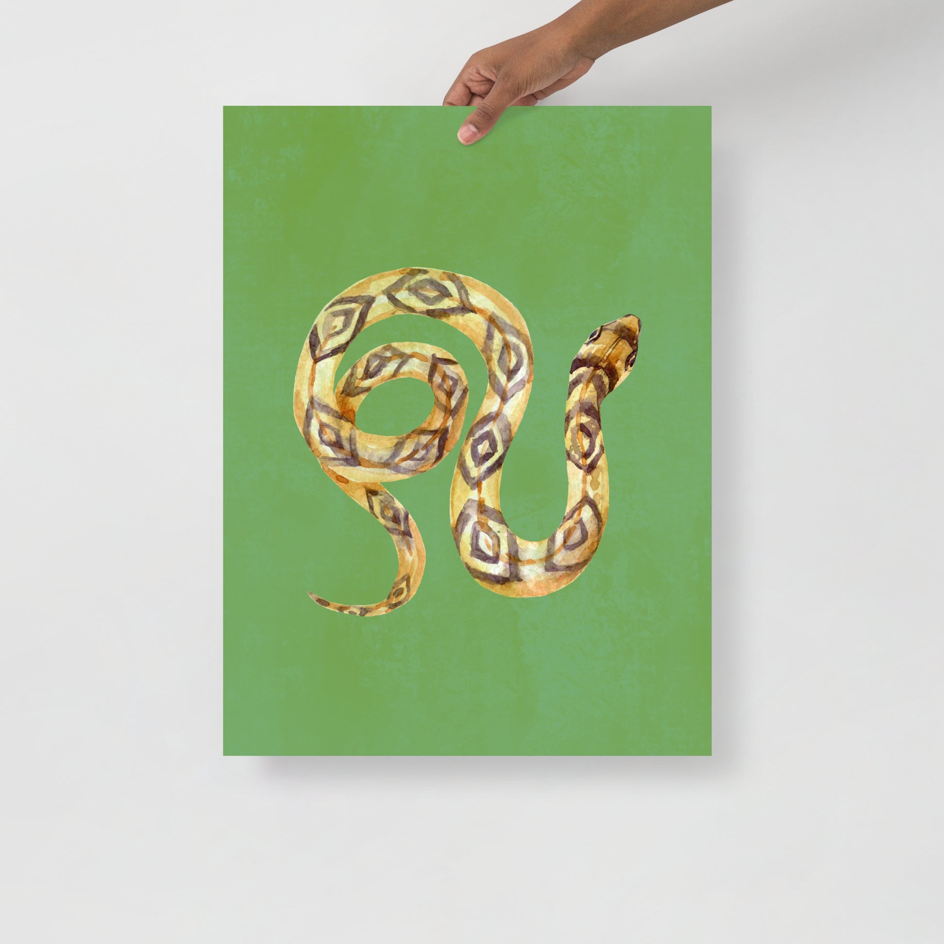 Wall Art Print - Golden Serpent-By The Bard