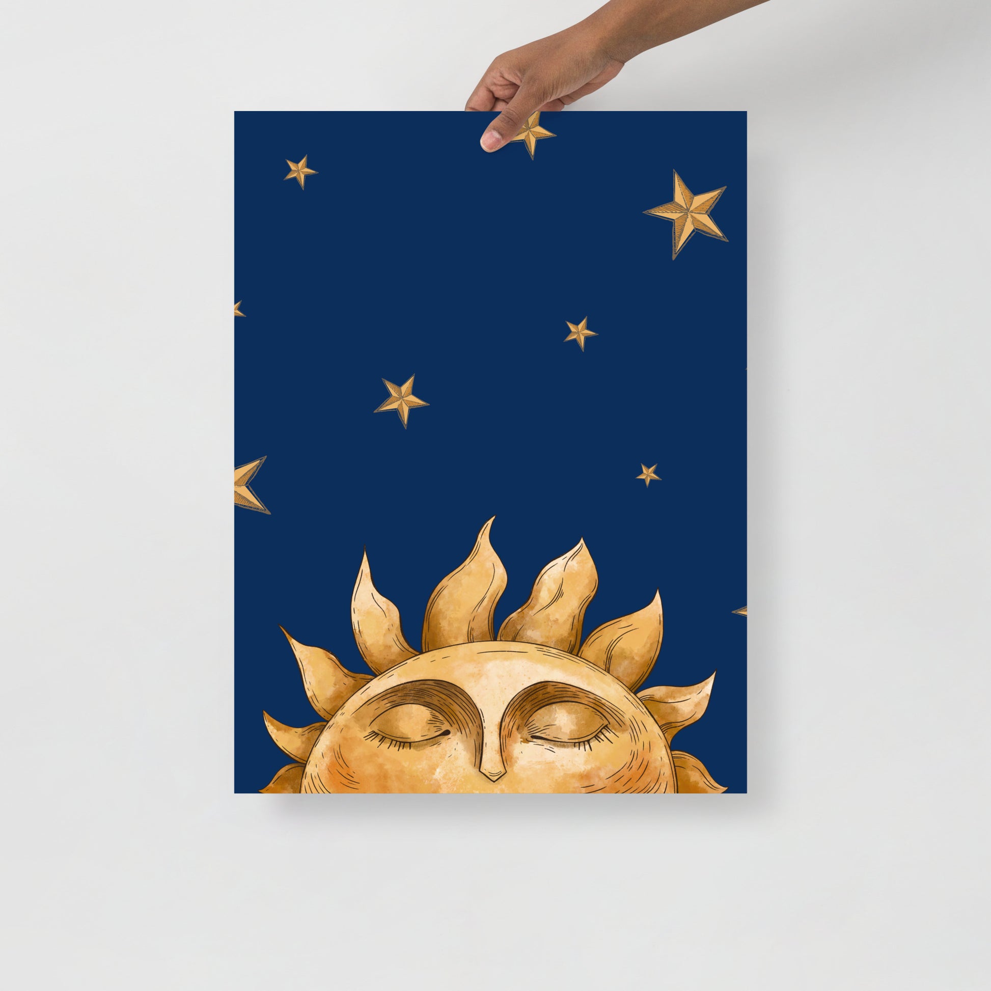 Wall Art Print - Vintage Sun-By The Bard