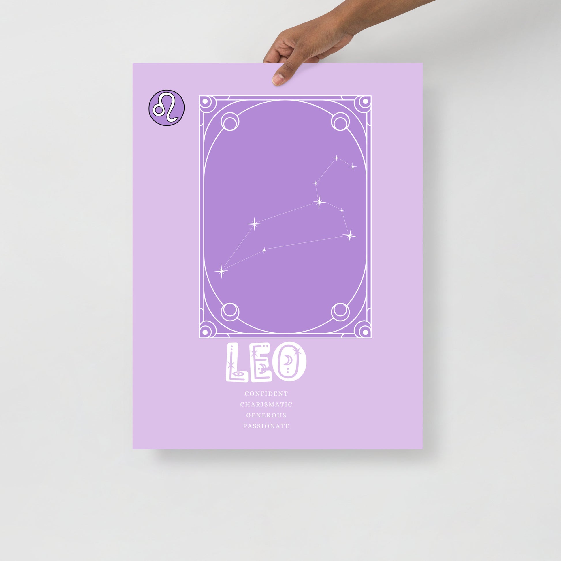 Wall Art Print - Zodiac - Leo-By The Bard