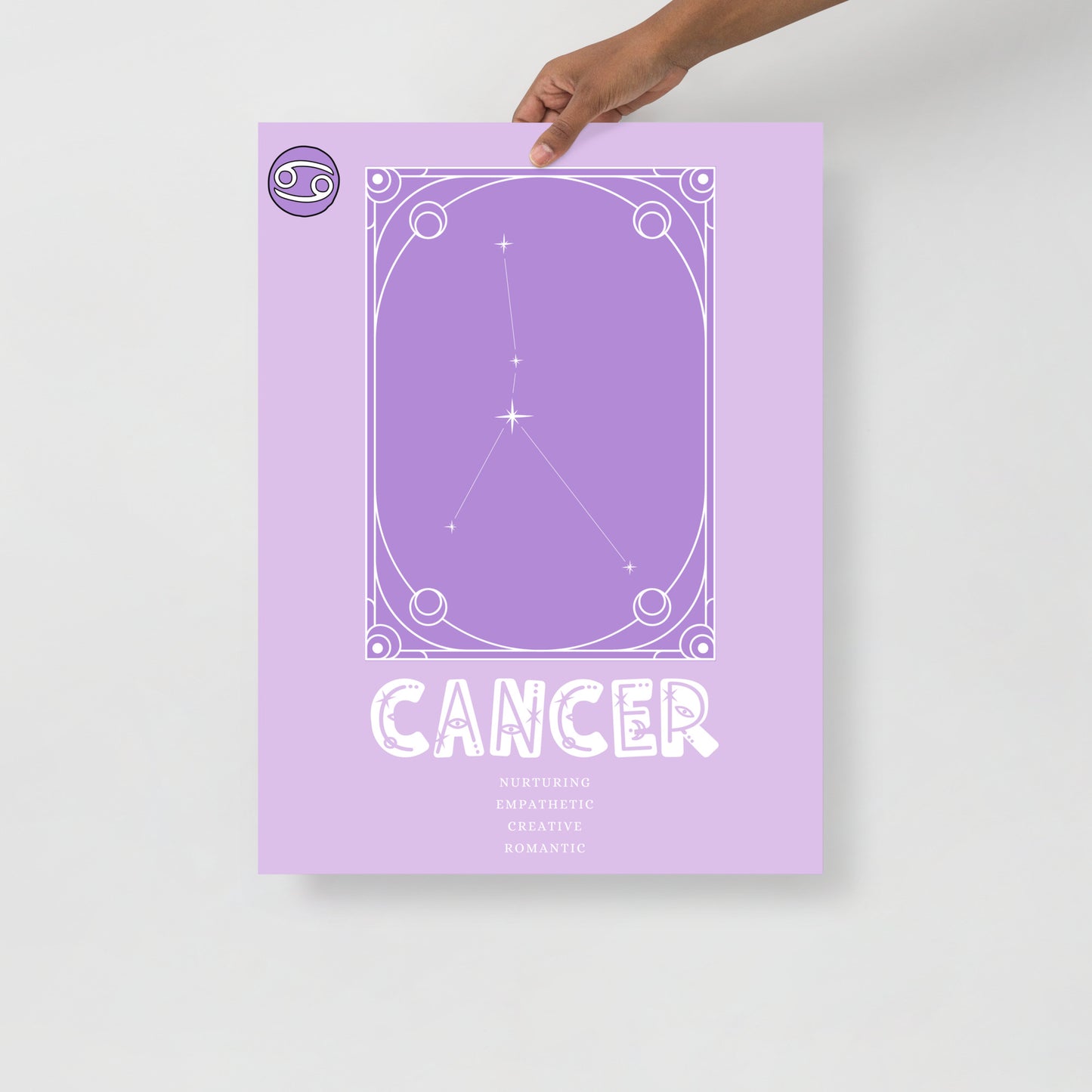 Wall Art Print - Zodiac - Cancer-By The Bard