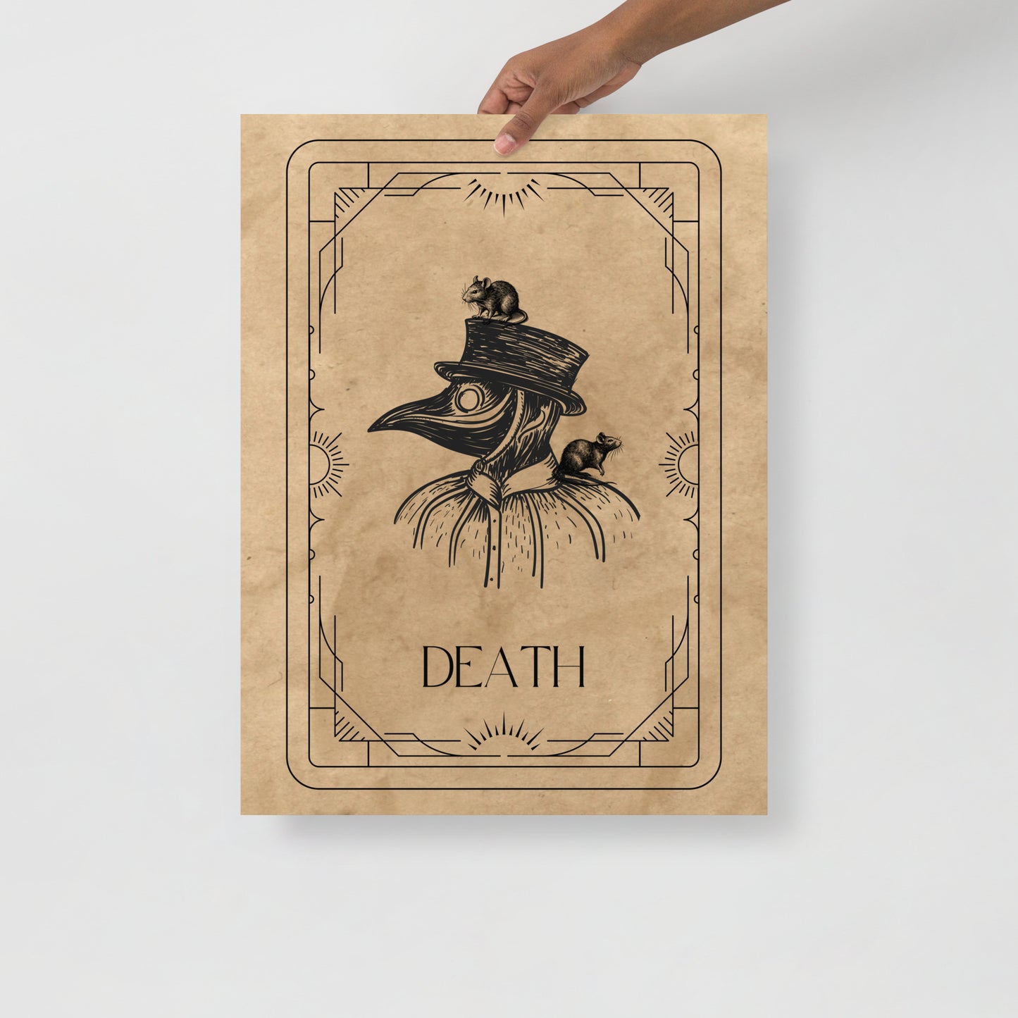 Wall Art Print - Tarot Card - Death-By The Bard