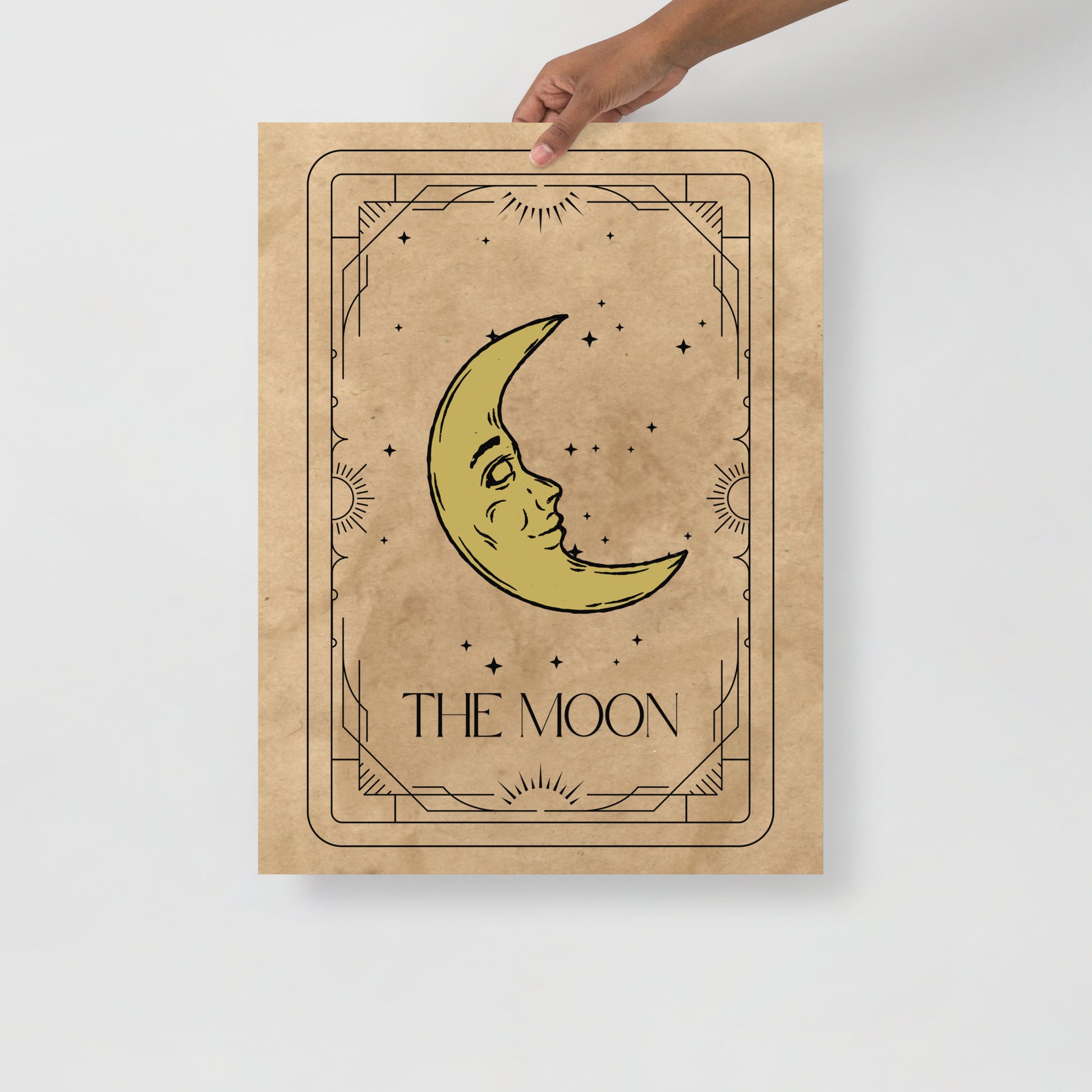 Wall Art Print - Tarot Card - The Moon-By The Bard