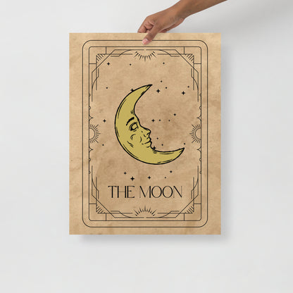 Wall Art Print - Tarot Card - The Moon-By The Bard