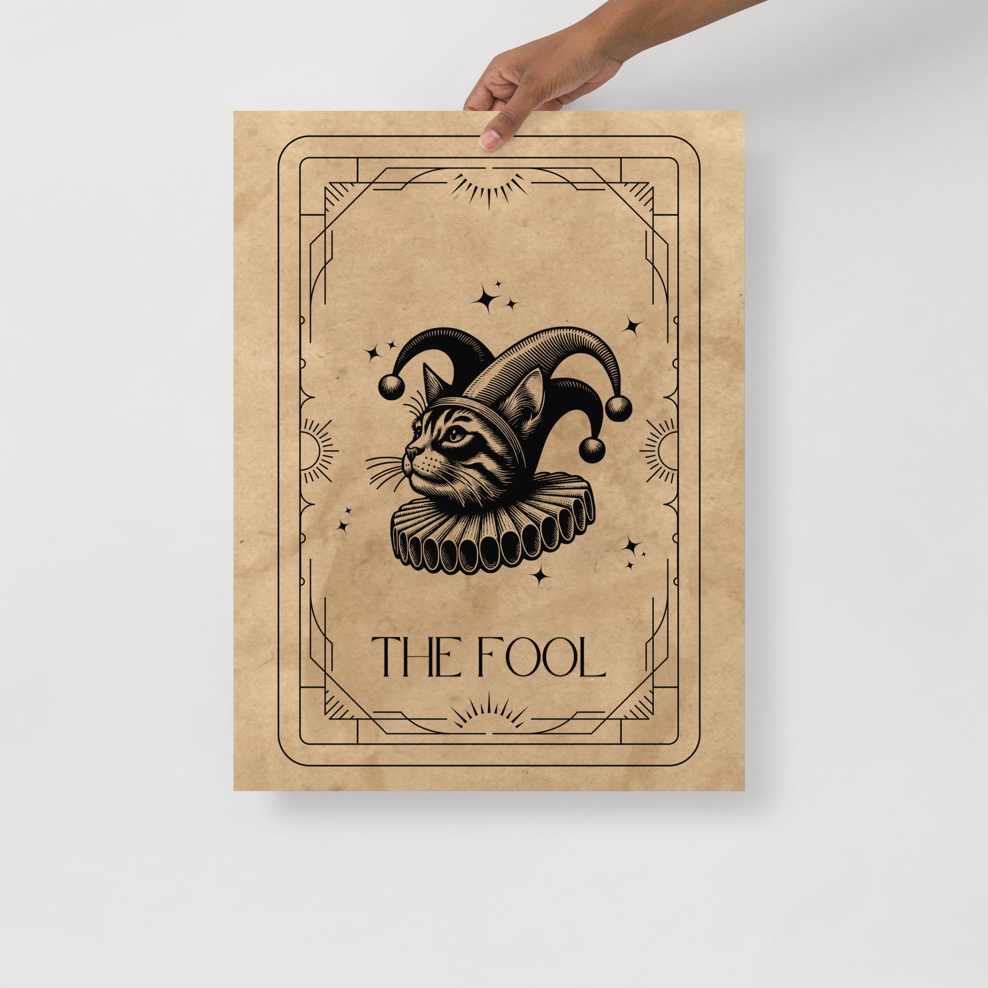 Wall Art Print - Tarot Card - The Fool-By The Bard