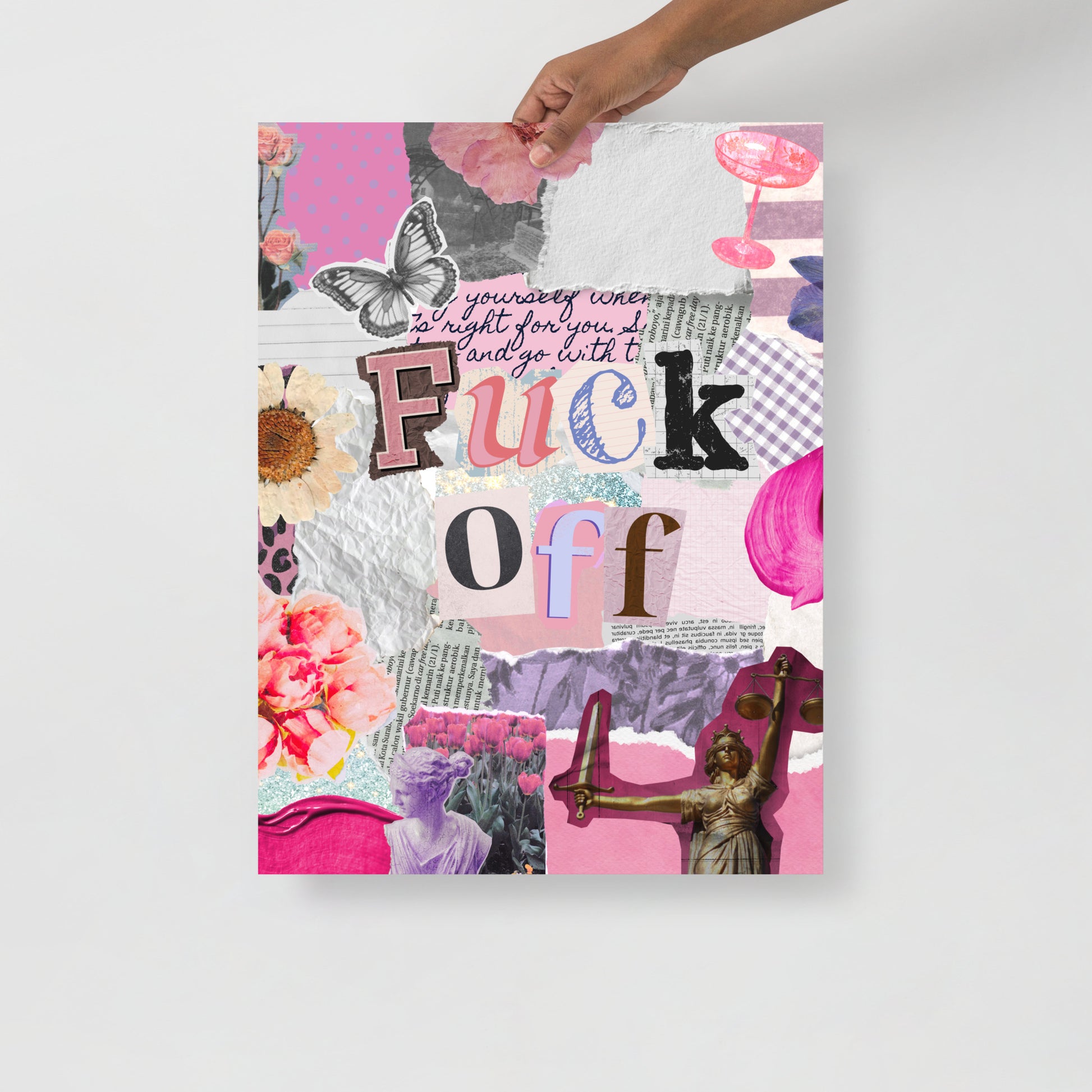 Wall Art Print - F*ck Off-By The Bard
