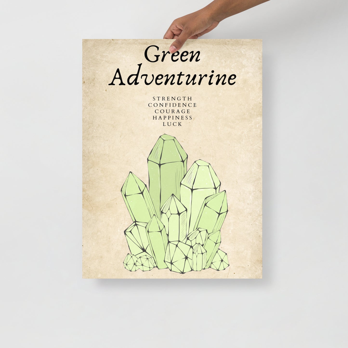 Wall Art Print - Green Adventurine-By The Bard