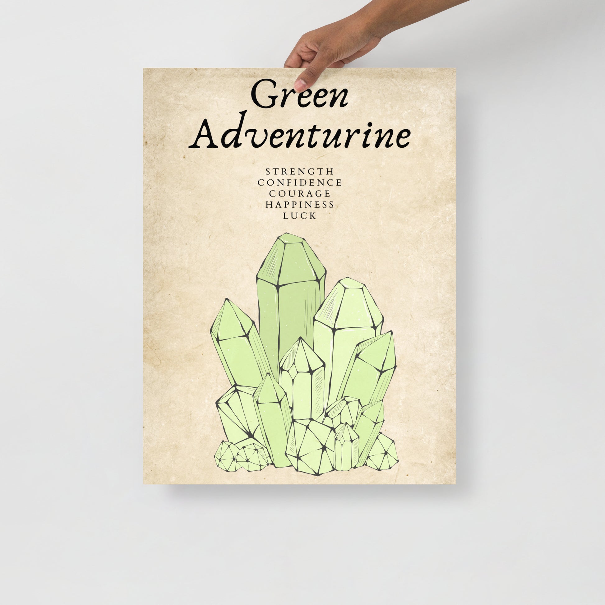 Wall Art Print - Green Adventurine-By The Bard