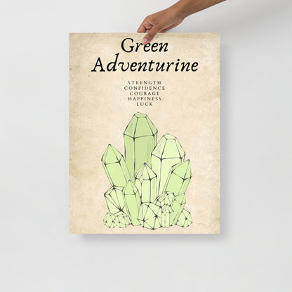 Wall Art Print - Green Adventurine-By The Bard