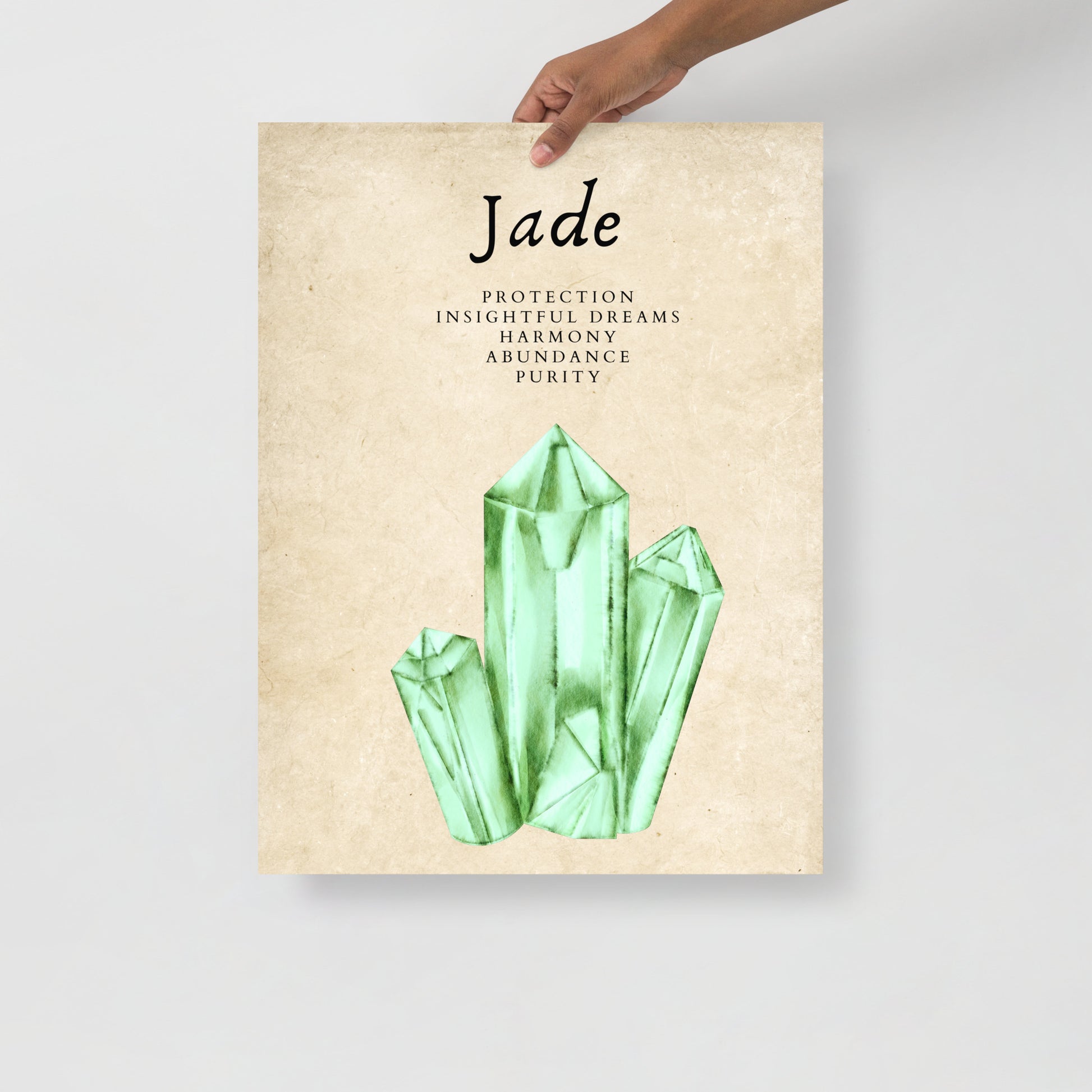 Wall Art Print - Jade-By The Bard
