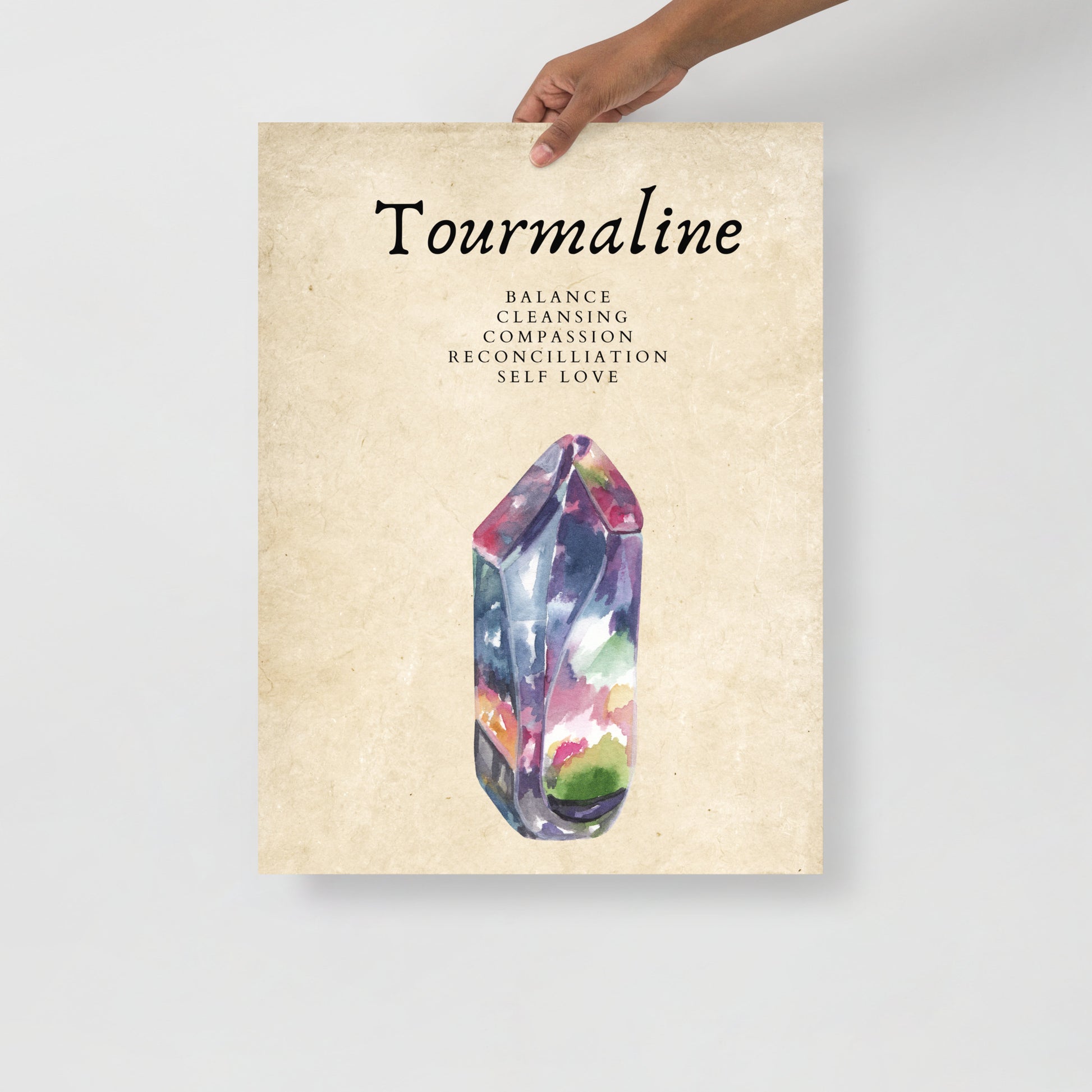 Wall Art Print - Tourmaline-By The Bard