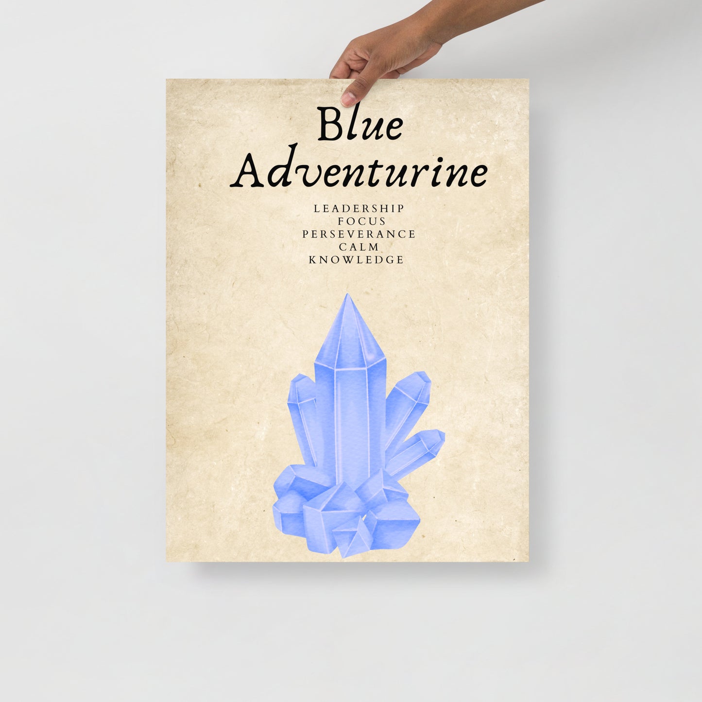 Wall Art Print - Blue Adventurine-By The Bard