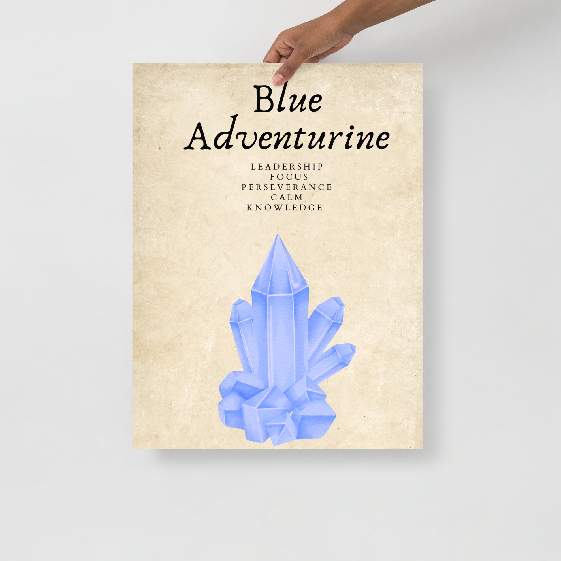 Wall Art Print - Blue Adventurine-By The Bard