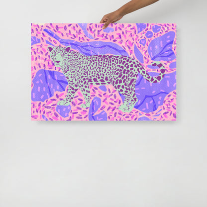 Wall Art Print - Vivid Leopard-By The Bard