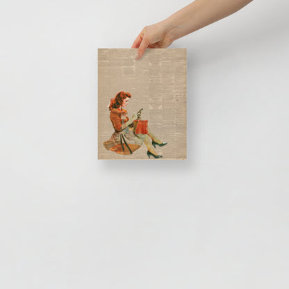 Modern Nostalgia Wall Art Print – Retro-Inspired Artwork for Vintage Aesthetic Decor-By The Bard