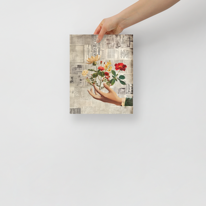 Wall Art Print - Floral Reverie-By The Bard