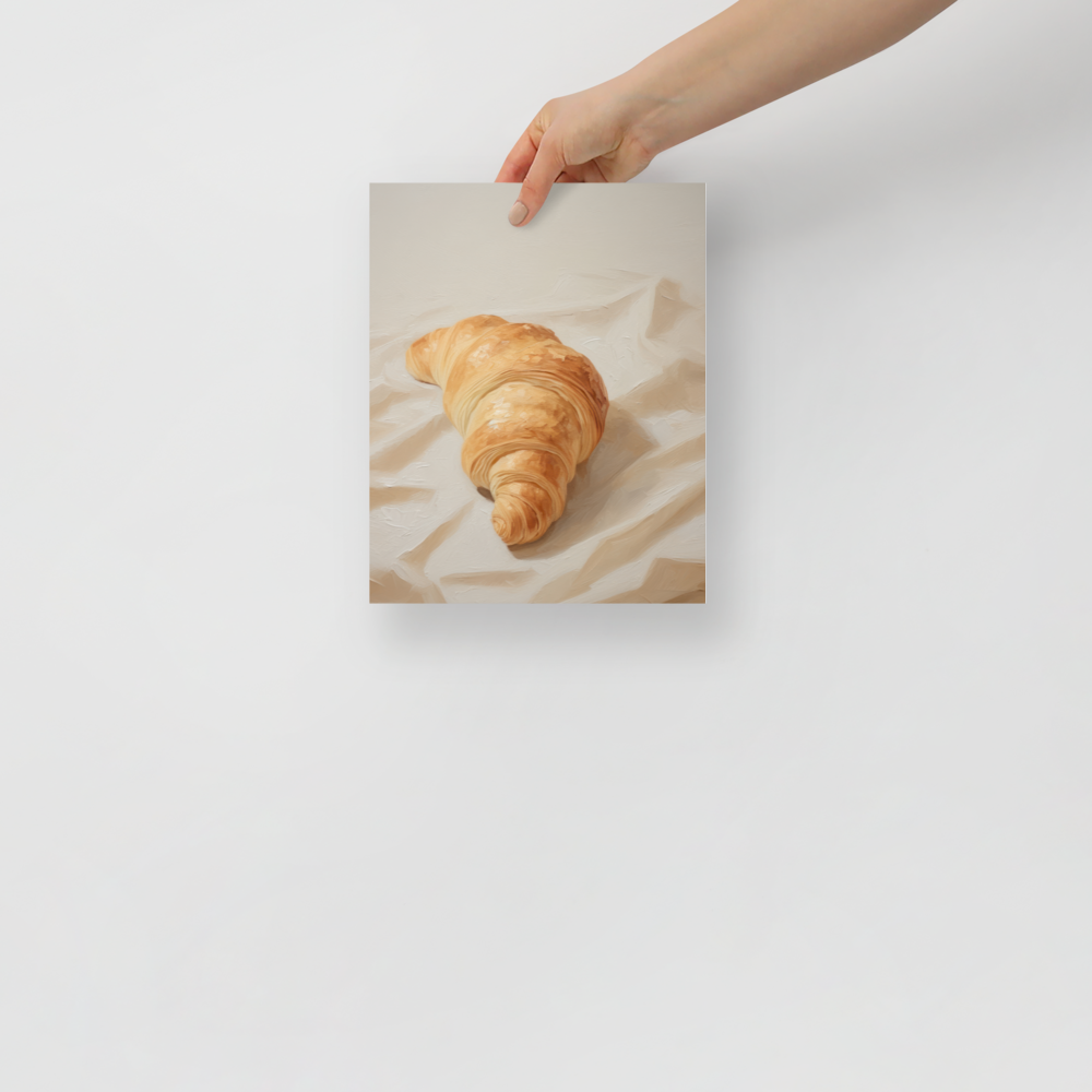 Wall Art Print - Croissant-By The Bard