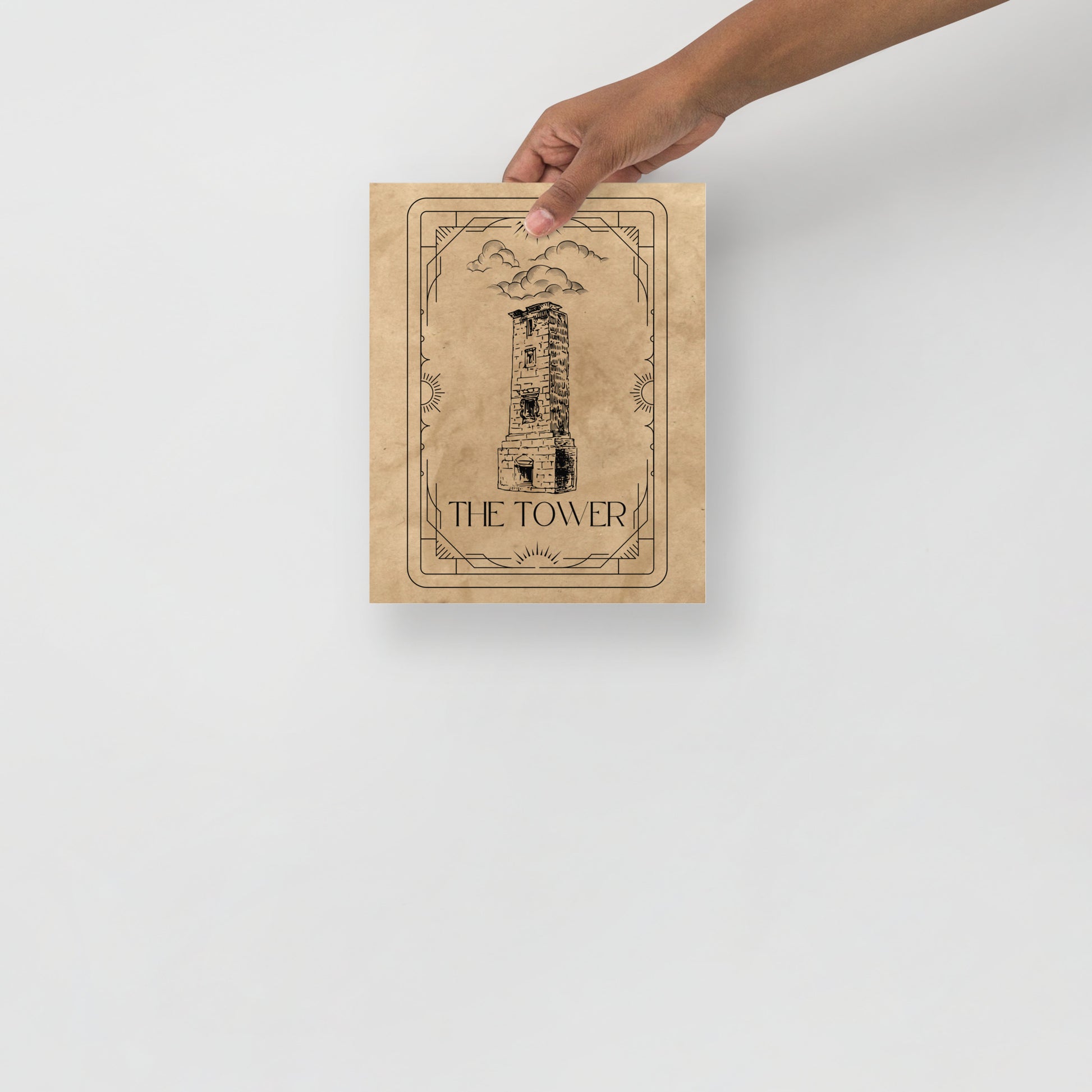 Wall Art Print - Tarot Card - The Tower-By The Bard