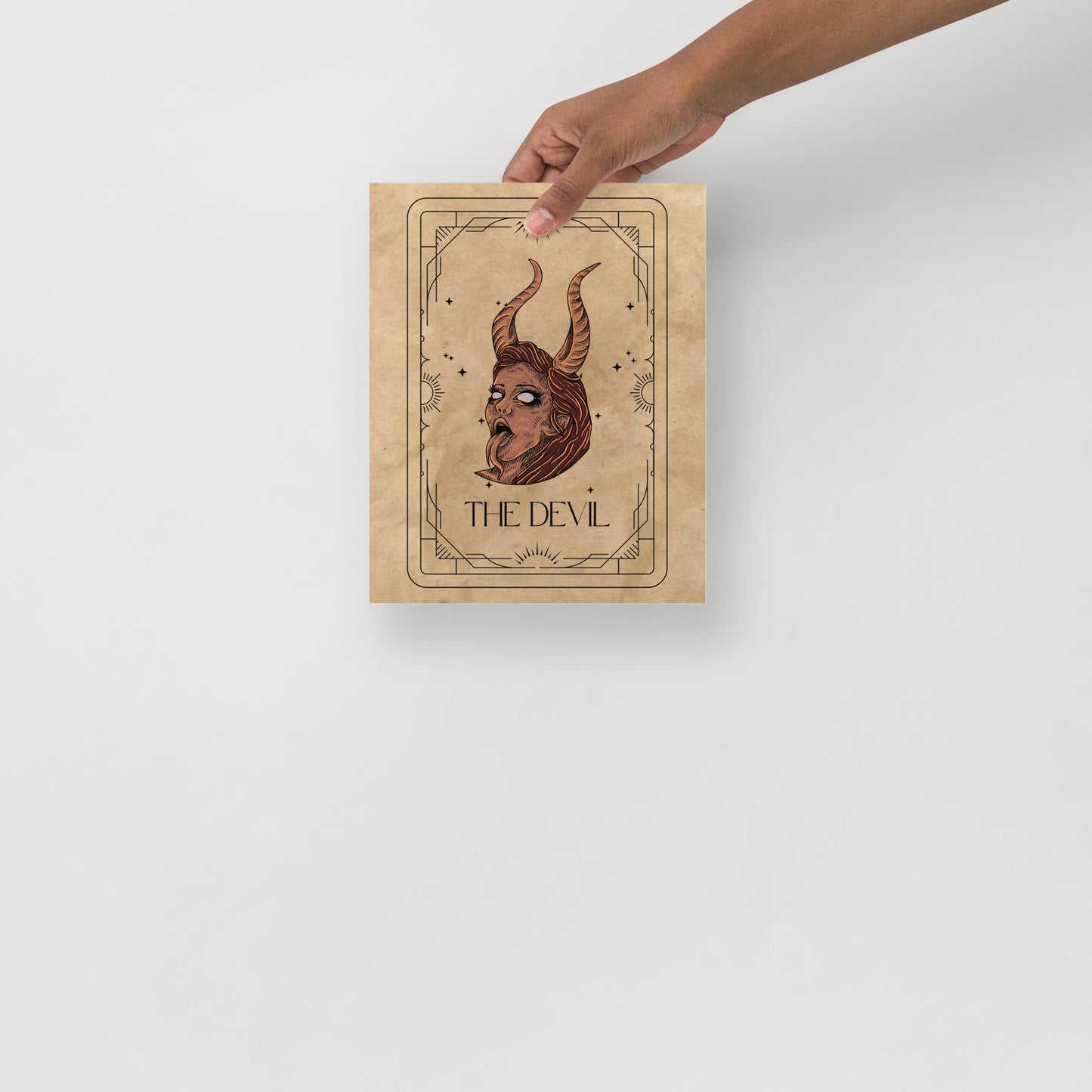 Wall Art Print - Tarot Card- The Devil-By The Bard