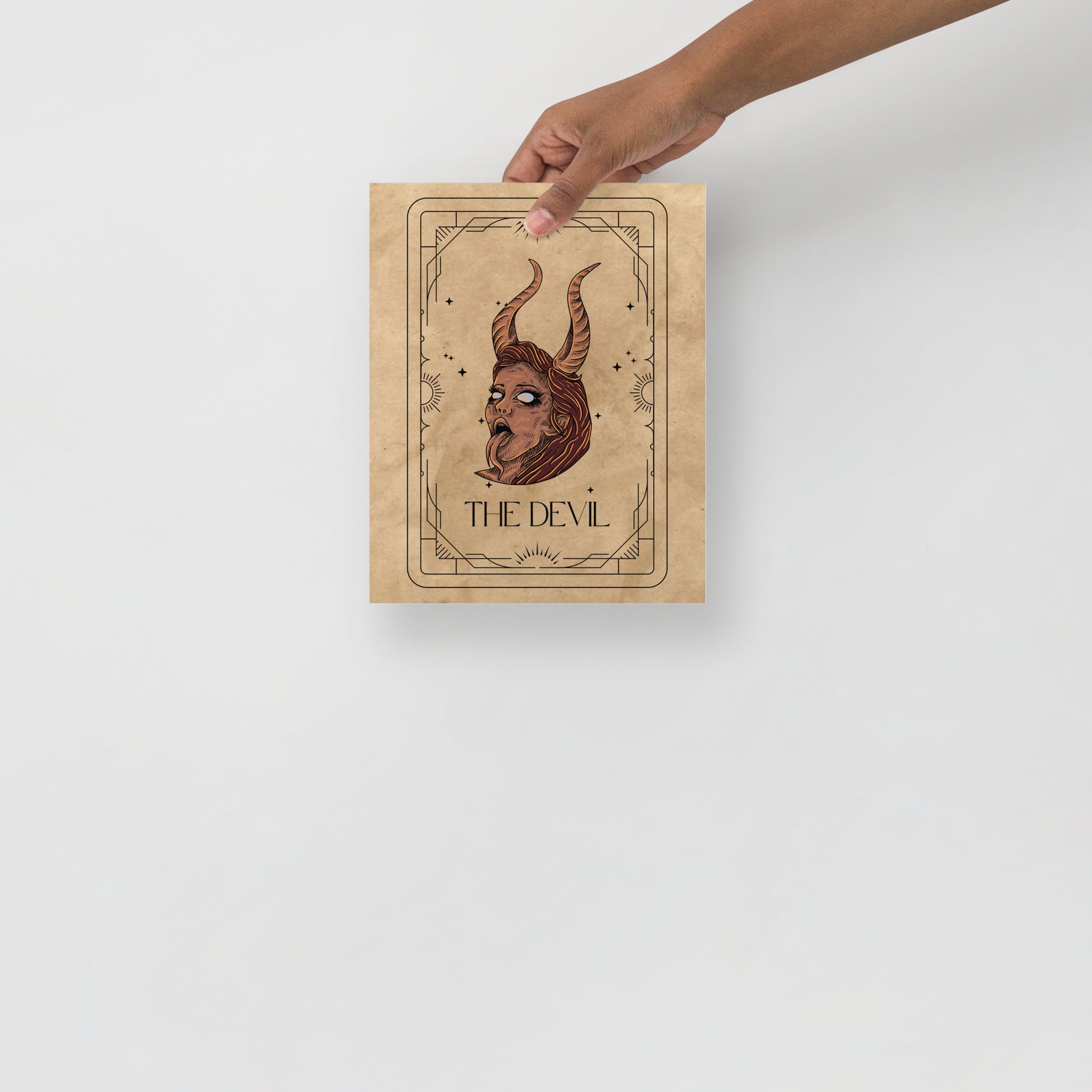 Wall Art Print - Tarot Card- The Devil-By The Bard