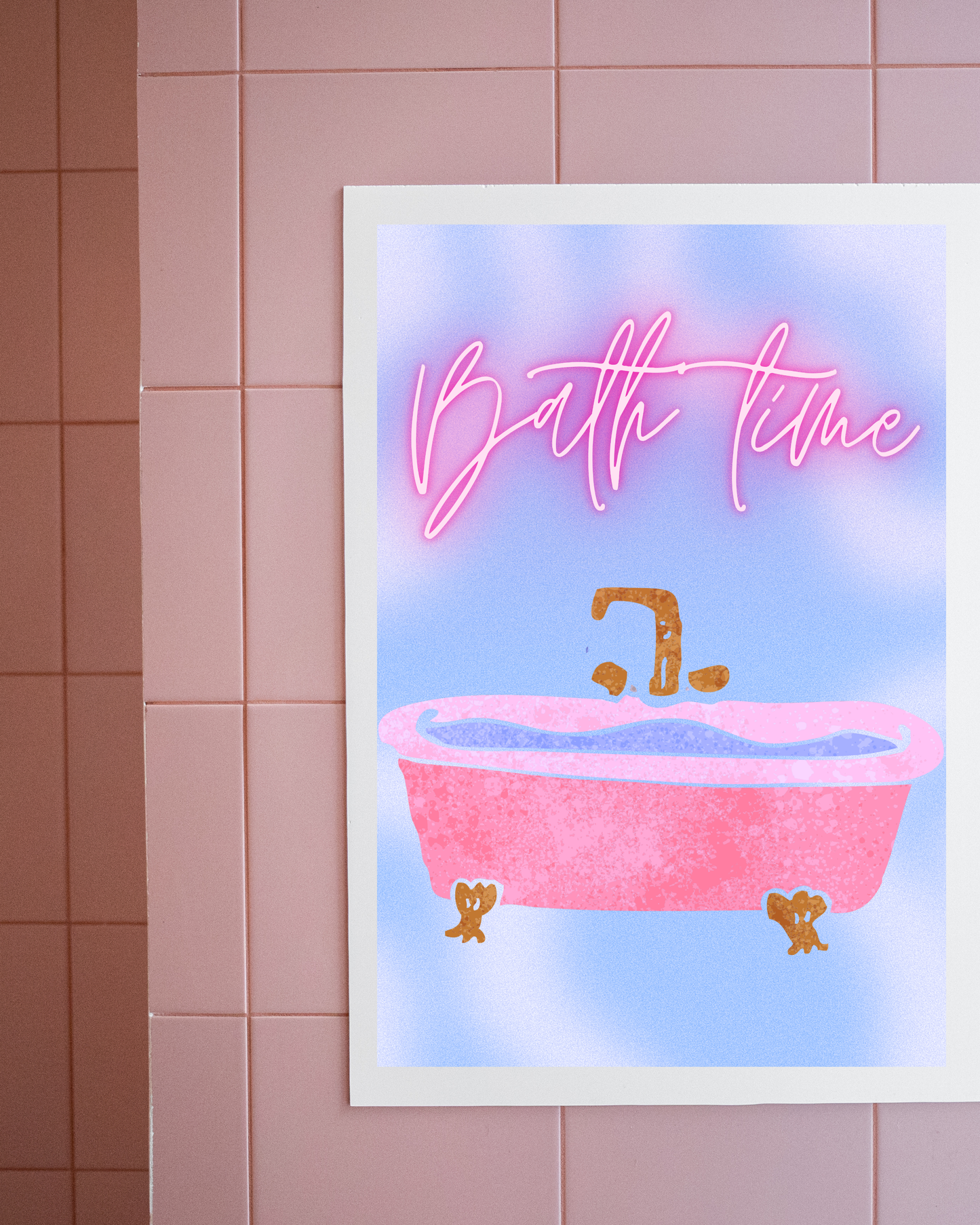 Wall Art Print - Bath Time-By The Bard