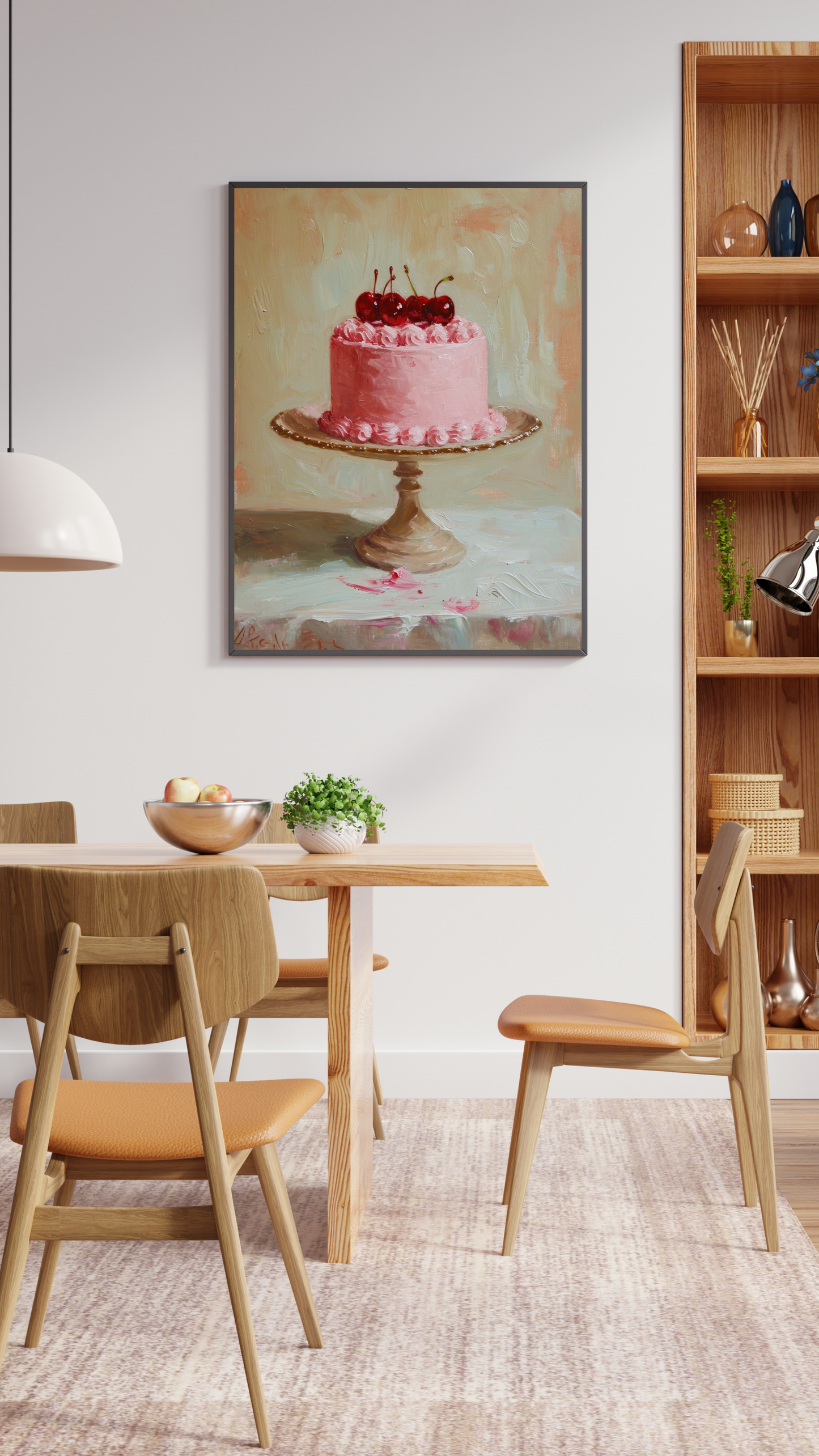 Wall Art Print - Cherry Gateau-By The Bard