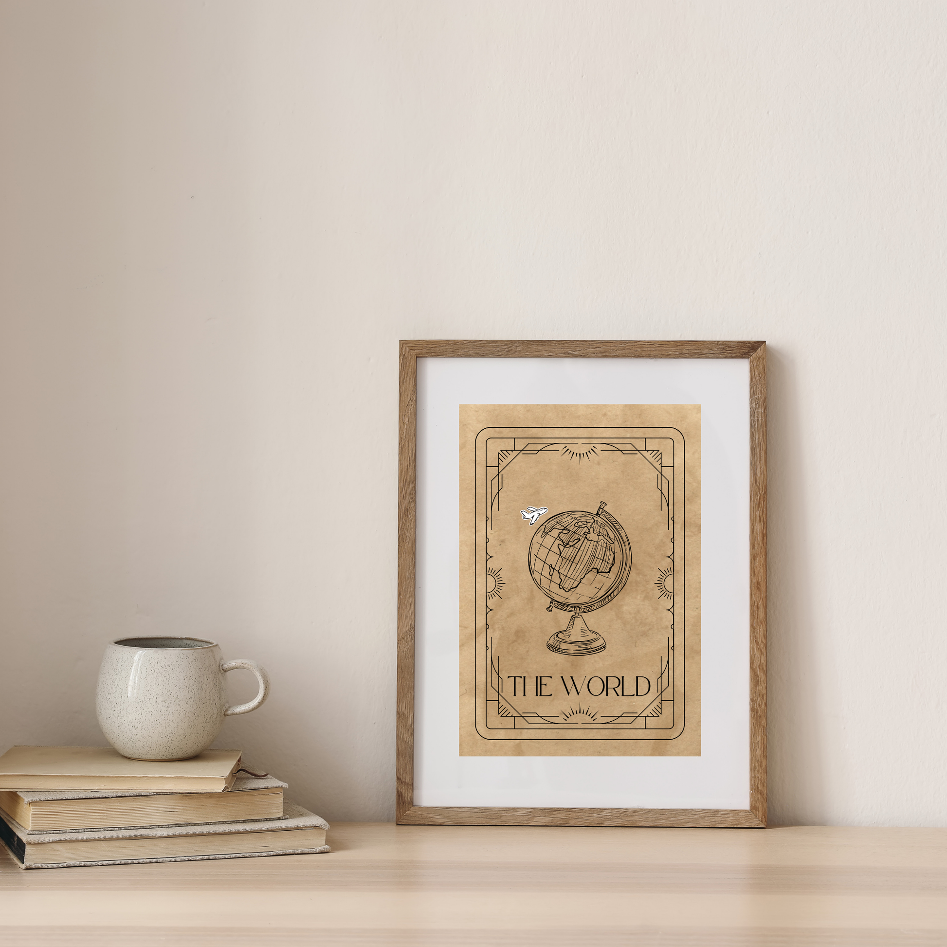 Wall Art Print - Tarot Card - The World-By The Bard