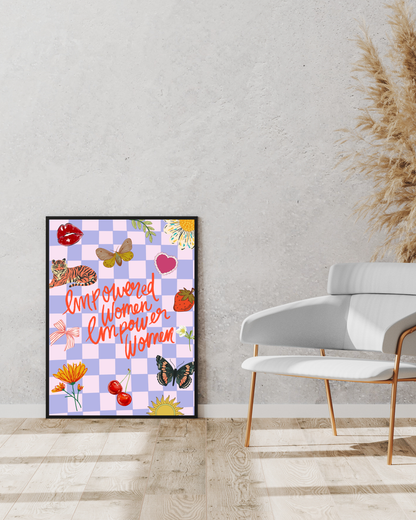 Wall Art Print - Empowered Women Empower Women-By The Bard