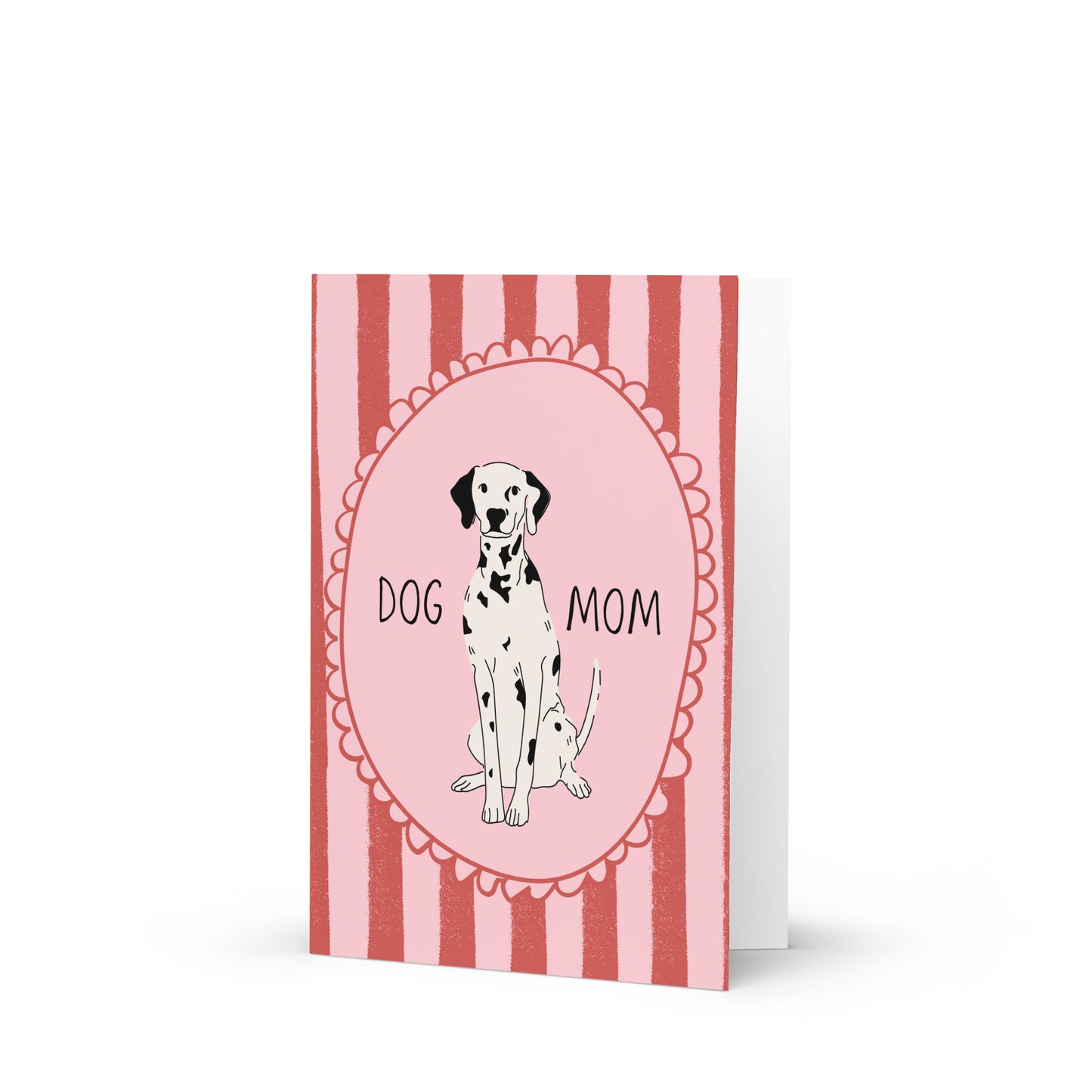 Greetings Card -  Dog Mom Card | Illustrated Dalmatian Greeting Card for Dog Lovers
