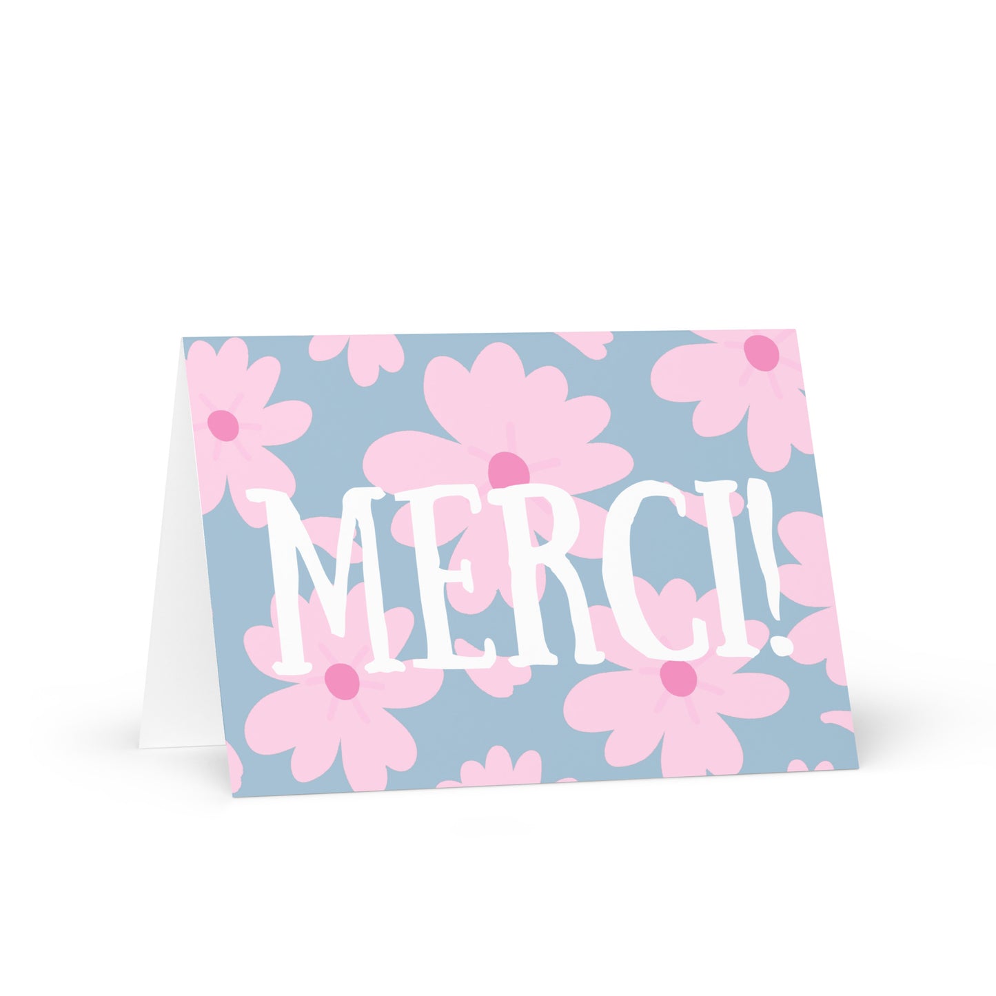 Greetings Card - Merci! Floral Thank You Card