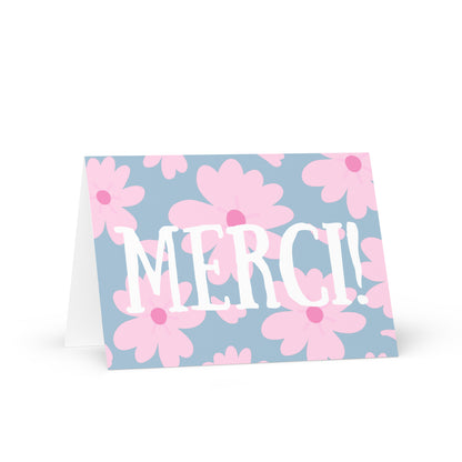 Greetings Card - Merci! Floral Thank You Card
