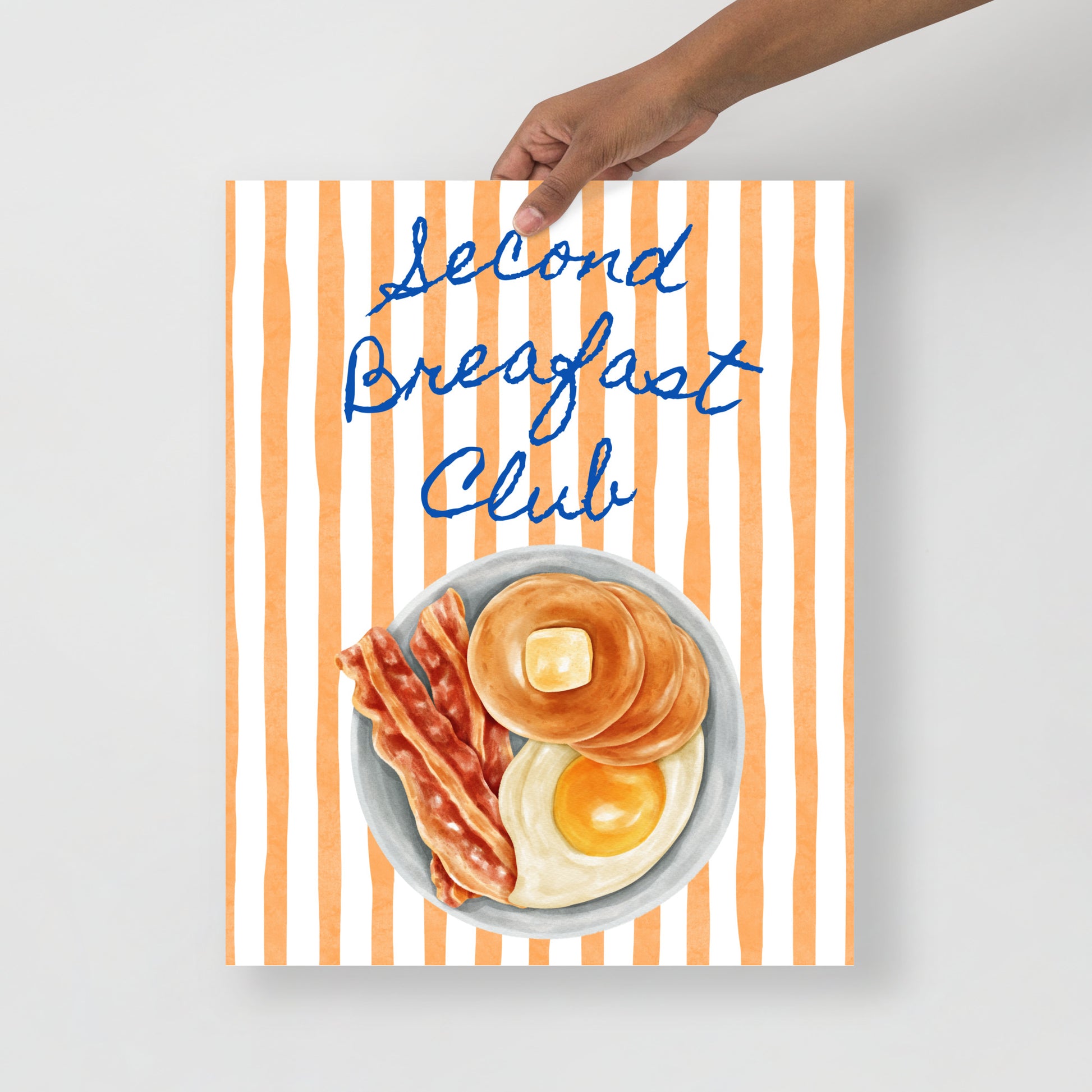Wall Art Print - Second Breakfast Club, Whimsical Food Illustration-By The Bard