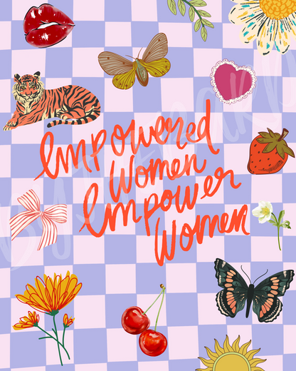 Wall Art Print - Empowered Women Empower Women-By The Bard