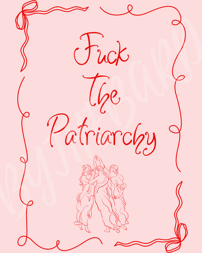 Wall Art Print - Fuck The Patriarchy-By The Bard